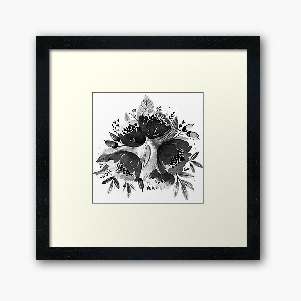 Vista previa del artículo con la obra «Mono Fowers C», diseñado y vendido por Elizabeth Austin-Craig.