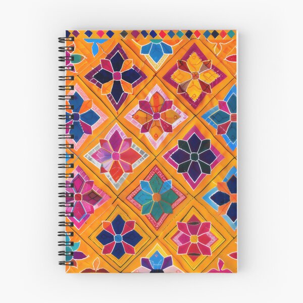 Item preview, Punjabi phulkari inspired pattern designed and sold by CulturalVibes.
