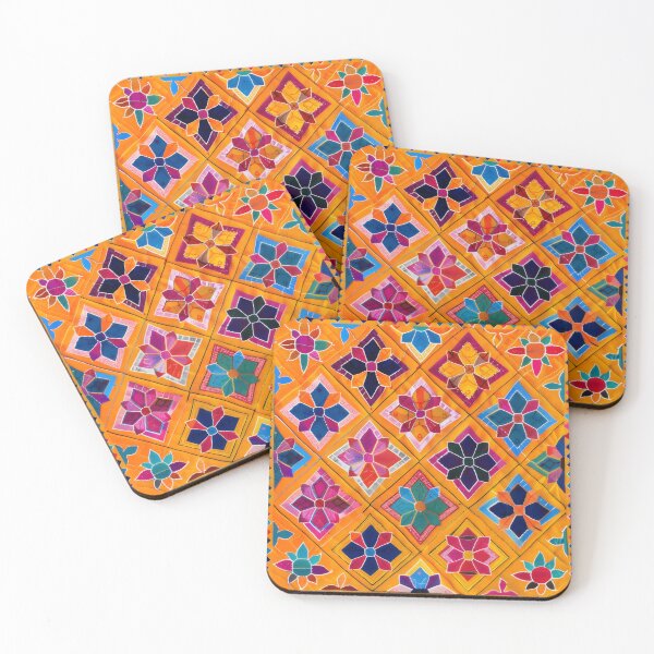 Item preview, Punjabi phulkari inspired pattern designed and sold by CulturalVibes.