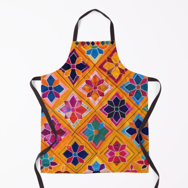 Item preview, Punjabi phulkari inspired pattern designed and sold by CulturalVibes.