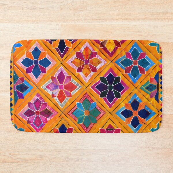Item preview, Punjabi phulkari inspired pattern designed and sold by CulturalVibes.