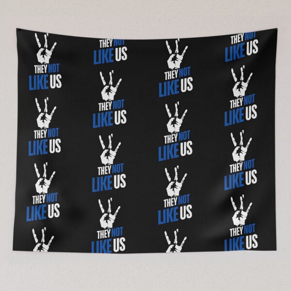 Item preview, They Not Like Us Blue Hip Hop Music Quote | Kendrick music designed and sold by Zuriel Hargrove.
