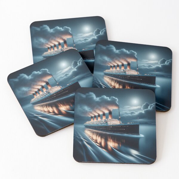 Item preview, Moonlight Over Ocean Liner designed and sold by Cerberus-Art.