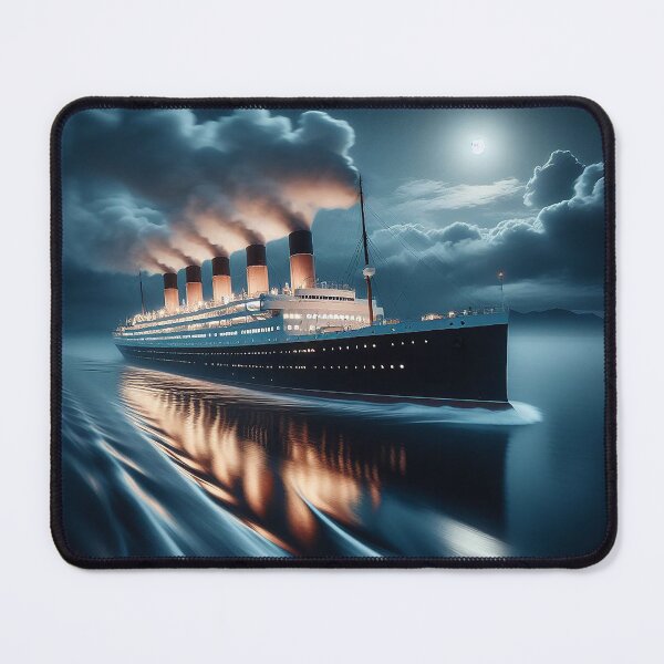 Item preview, Moonlight Over Ocean Liner designed and sold by Cerberus-Art.