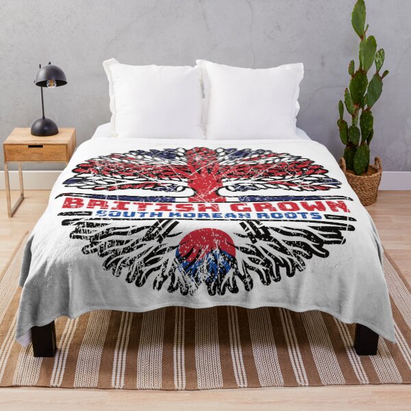 Item preview, South Korean South Korea Uk United Kingdom British Tree Roots Flag designed and sold by FlagX.
