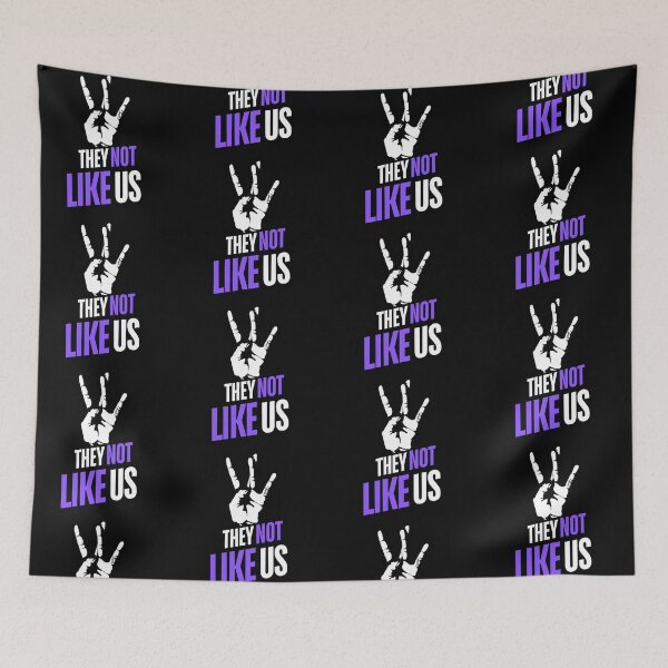 Item preview, They Not Like Us Purple Hip Hop Music Quote | Kendrick music designed and sold by Zuriel Hargrove.