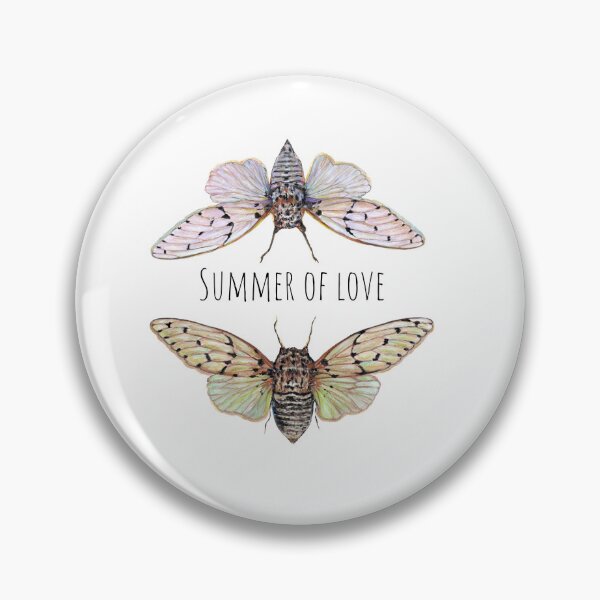 Item preview, Cicada,Summer of Love designed and sold by Roy & Tiffany.