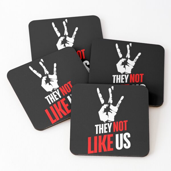 Item preview, They Not Like Us Red Hip Hop Music Quote | Kendrick music designed and sold by Zuriel Hargrove.