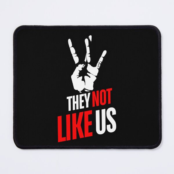 Item preview, They Not Like Us Red Hip Hop Music Quote | Kendrick music designed and sold by Zuriel Hargrove.