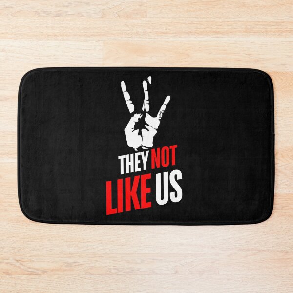Item preview, They Not Like Us Red Hip Hop Music Quote | Kendrick music designed and sold by Zuriel Hargrove.