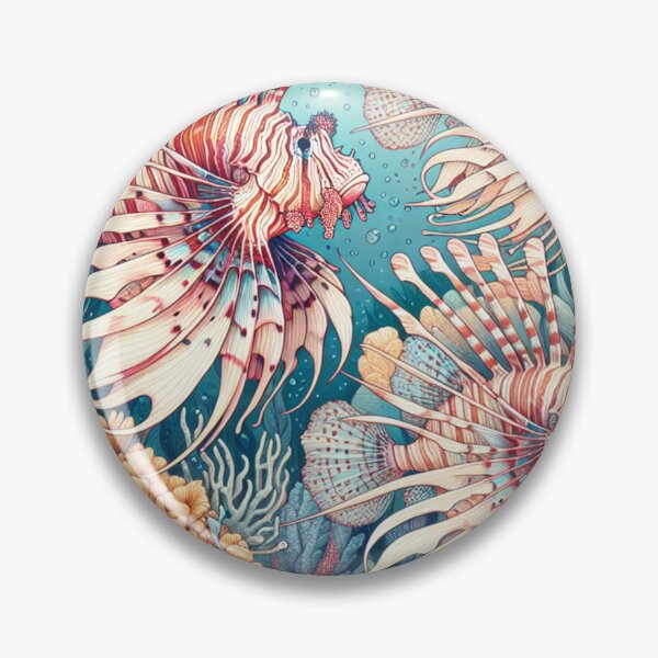 Item preview, Fish Lionfish Animal Rights Design designed and sold by FeatSky.