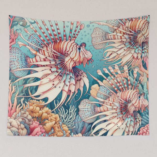 Item preview, Fish Lionfish Animal Rights Design designed and sold by FeatSky.