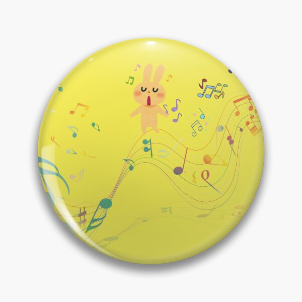 Item preview, Music Notation Flowing While Rabbit Sings designed and sold by BrightrDayMusicArt.