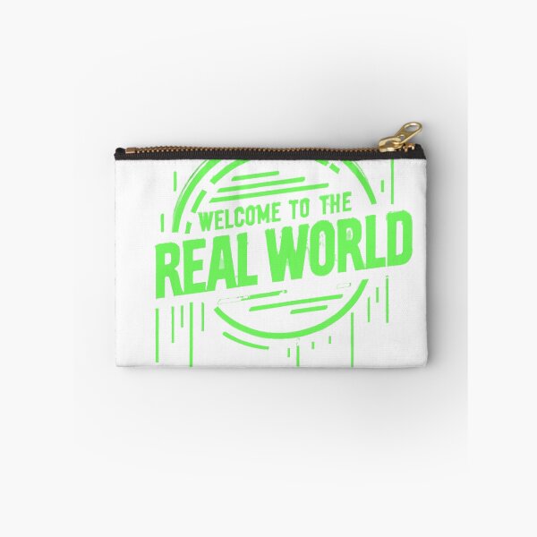 Item preview, Welcome to the Real World - Neon Drip Cyberpunk Logo designed and sold by KriticalDesigns.