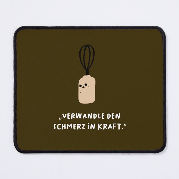 Item preview, "Verwandele den Schmerz in Kraft.” | Motivation and Inspiration | Cute Character Illustrations | Simple Design designed and sold by RM-Journey.