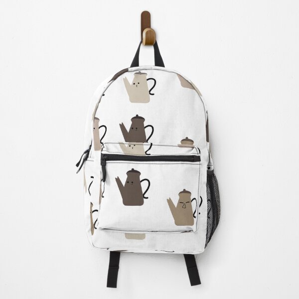 Item preview, Cute Cartoon Teapots - Vector Illustration in Warm Brown Tones designed and sold by RM-Journey.
