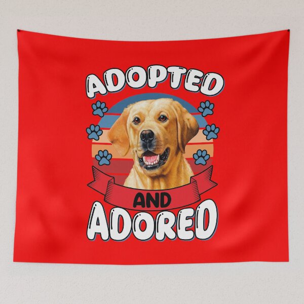 Item preview, Yellow Labrador Retriever Dog Owner Adopted And Adored designed and sold by fantasticdesign.