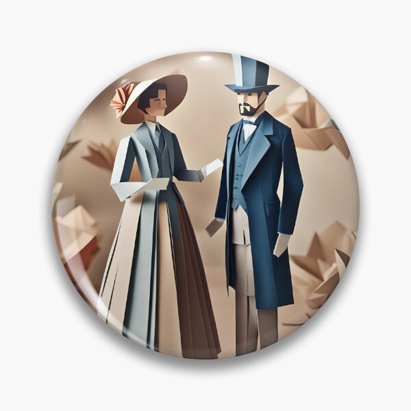 Item preview, Origami Art - Graceful Elegance: An Edwardian Love Affair designed and sold by ArtfulFolds.