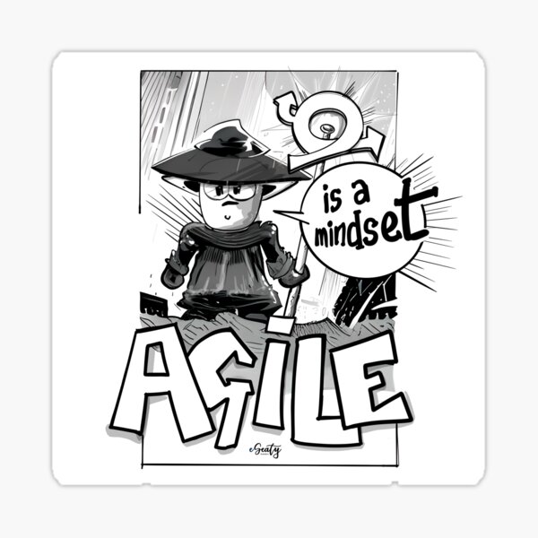 Item preview, Agile is a Mindset - Manga version designed and sold by eSeaty.