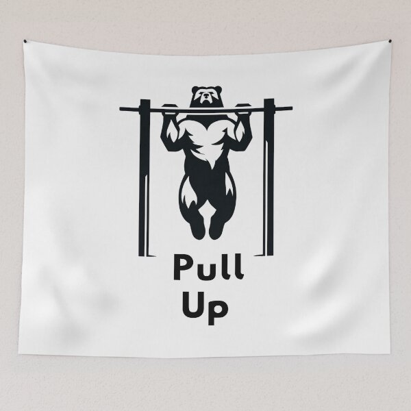 Item preview, Bear Pull up | Gym Enthusiast designed and sold by Weknes.
