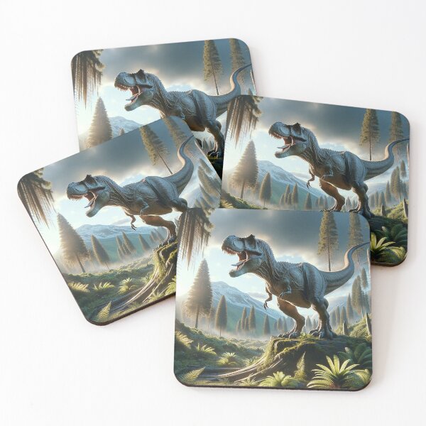 Item preview, Sunrise in the prehistoric valley designed and sold by Cerberus-Art.