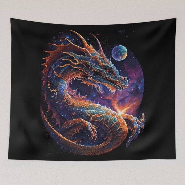 Item preview, Cosmic Space Dragon designed and sold by entwithanaxe.