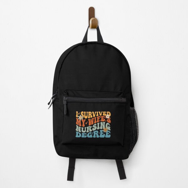 Item preview, I survived my Wife's Nursing Degree Graduation Class Of 2024 designed and sold by CORJIDOG-ART.