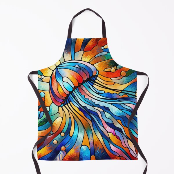 Item preview, Stained Glass Jellyfish designed and sold by foilhat.
