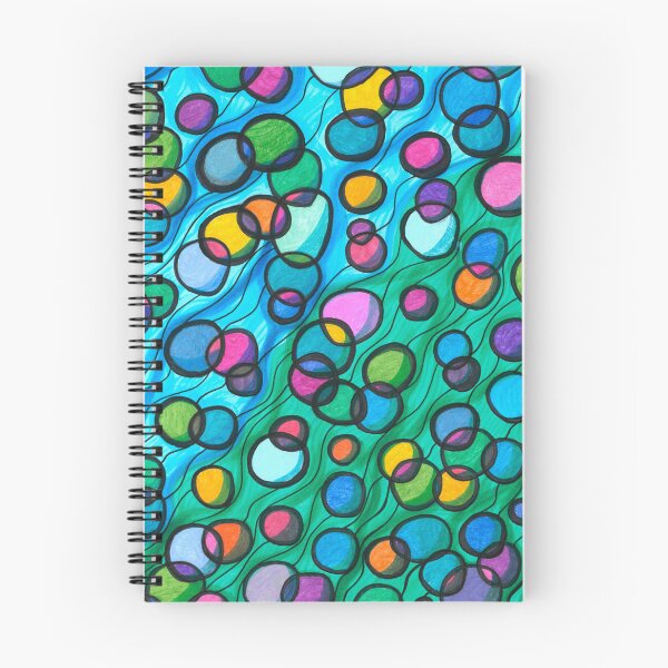 Item preview, Multicolored Orbs Float in Flowing Water designed and sold by artofkathleen.