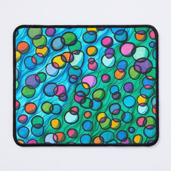 Item preview, Multicolored Orbs Float in Flowing Water designed and sold by artofkathleen.