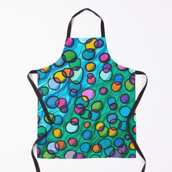 Item preview, Multicolored Orbs Float in Flowing Water designed and sold by artofkathleen.