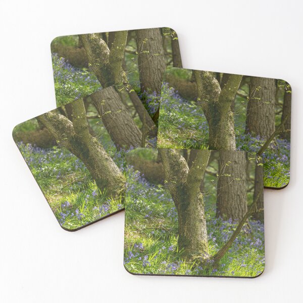 Item preview, Woodland Bluebell flowers with shallow depth of field. designed and sold by RobThorley.