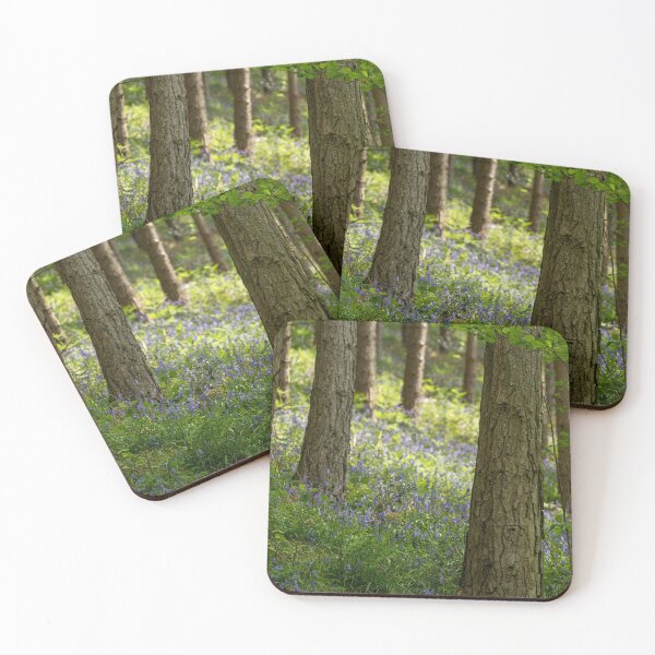 Item preview, Woodland Bluebell flowers with shallow depth of field. designed and sold by RobThorley.