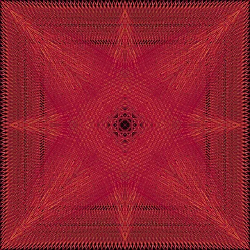 Artwork thumbnail, Rectangular Pattern #6 Morph C [11596-Reds-BB] by LottMultimedia