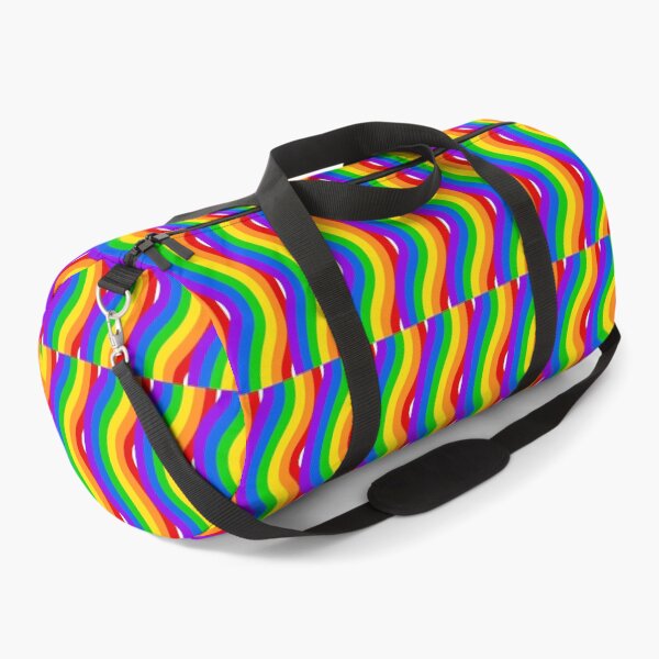 Item preview, Art deco, stylish bright colourful wavy rainbow lines designed and sold by YourTrendyTees.