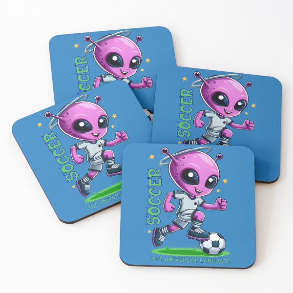 Item preview, SOCCER: the universal language - Alien Cartoon designed and sold by Second Draft Visuals.