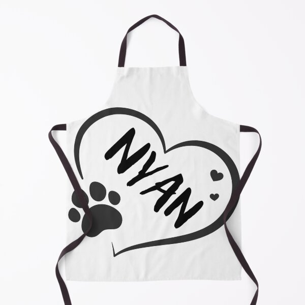 Item preview, Nyan cat name in a heart with a paw, great gift for dog or cat owners designed and sold by OCS1337.