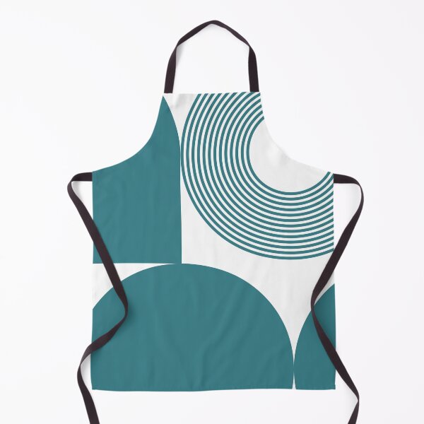 Item preview, Bauhaus turquoise big shapes  designed and sold by KMA Home Design.
