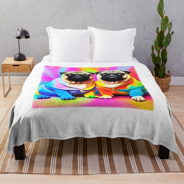 Item preview, Rainbow Pug designed and sold by ChloeAnnandCo.