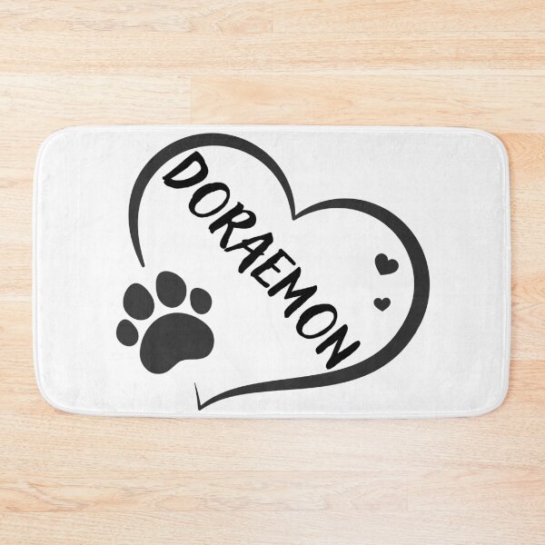 Item preview, Doraemon cat name in a heart with a paw, great gift for dog or cat owners designed and sold by OCS1337.