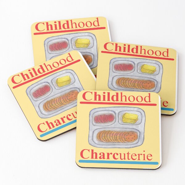 Item preview, Childhood Charcuterie Funny Lunch Time Cartoon designed and sold by mytshirtfort.