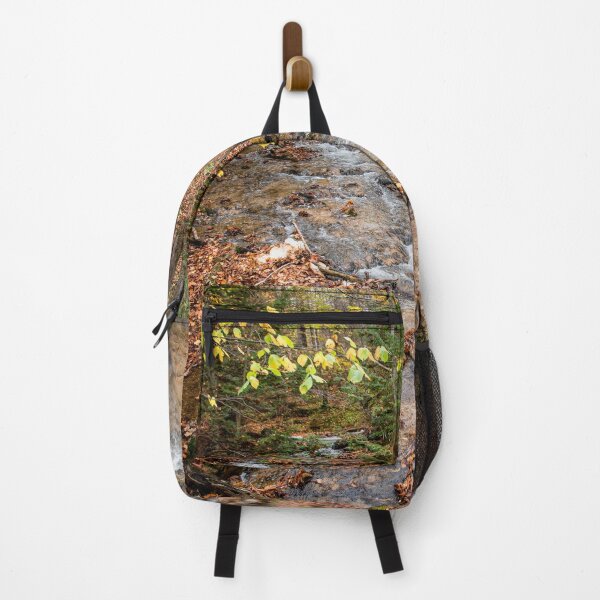 Item preview, River Flowing through an Autumn-Coloured Forest designed and sold by jrtwynam.