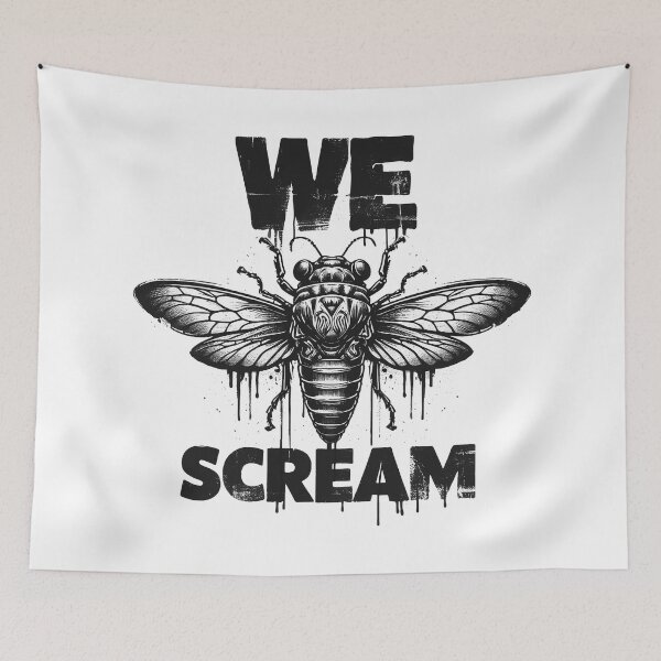 Item preview, Entomology Cicada Lover Fest We Scream designed and sold by TomFrontierArt.