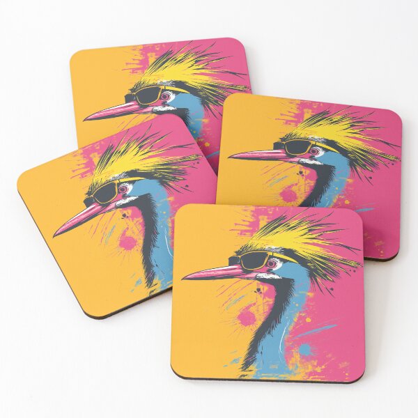 Item preview, Punk Rock Heron designed and sold by Surf-and-Sky.