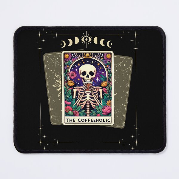 Artikel-Vorschau von Kaffeeholic Tarot-Karte T-Shirt, designt und verkauft von avlong.