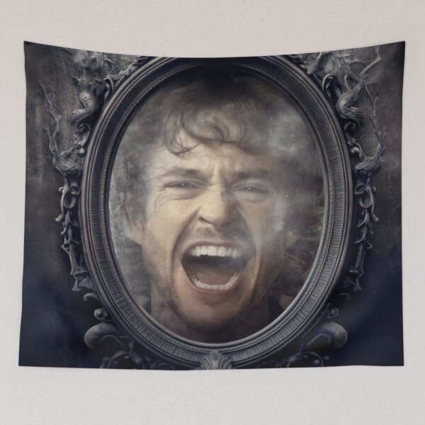 Item preview, Will Graham Haunted AU Ghost Mirror Scream designed and sold by orionlodubyal.