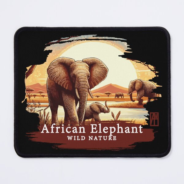 Item preview, African Elephant - WILD NATURE - ELEPHANT -1 designed and sold by ArtProjectShop.
