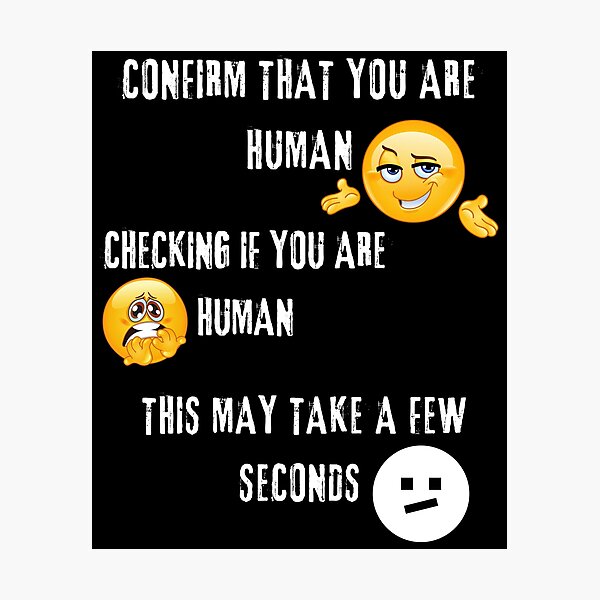 Item preview, Confirm That You Are Human designed and sold by Dominic-Design.