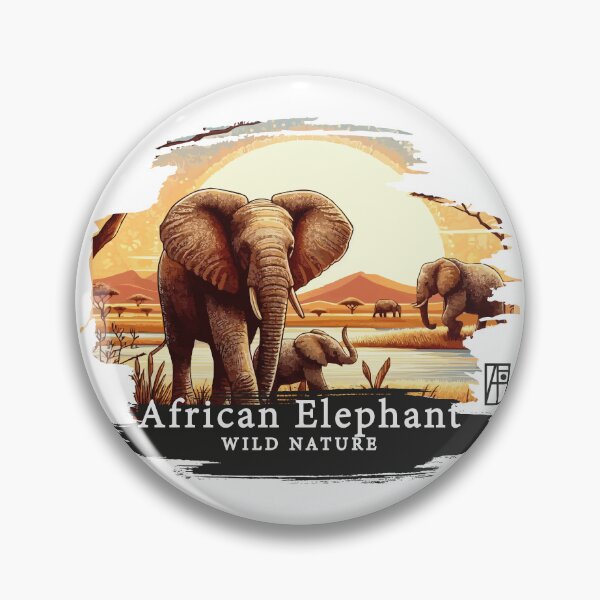 Item preview, African Elephant - WILD NATURE - ELEPHANT -2 designed and sold by ArtProjectShop.
