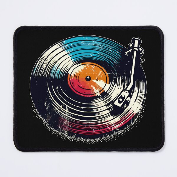 Item preview, Retro Vintage Colorful Vinyl Record Player designed and sold by TomFrontierArt.